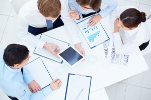 Discussing documents